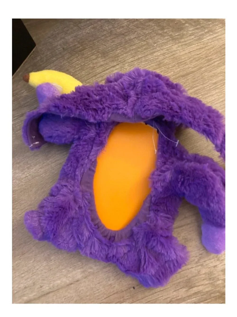 Halloween Gorilla Dog Frontal Costume with Banana Toy - Size: XS (Up to 10 lbs.)
